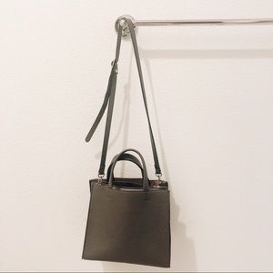 Dark Gray Tote Shoulder Bag
